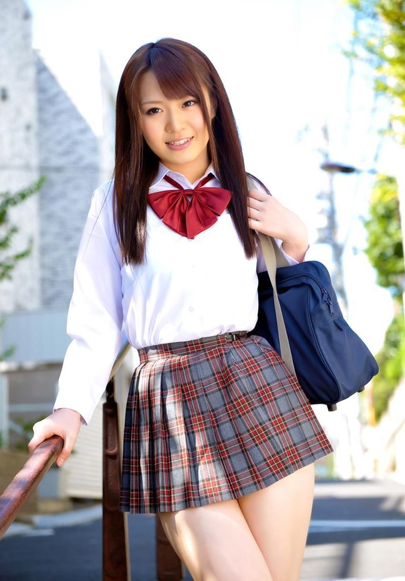 Pure and sweet Japanese schoolgirl stripped naked after class and masturbation incident thin- Hosaka えり
