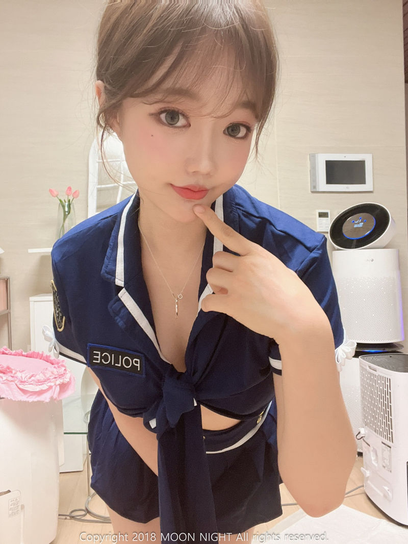 Korean beauty little policeman JUCY 쥬시, hot figure, nosebleeds, the picture is too hot