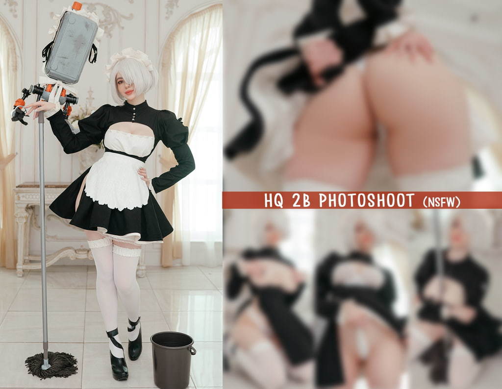 086. Alina Becker – NieR Automata. 2B Maid-网红，福利姬资源，主播，足交，COS，反差，户外，母子-花椒色