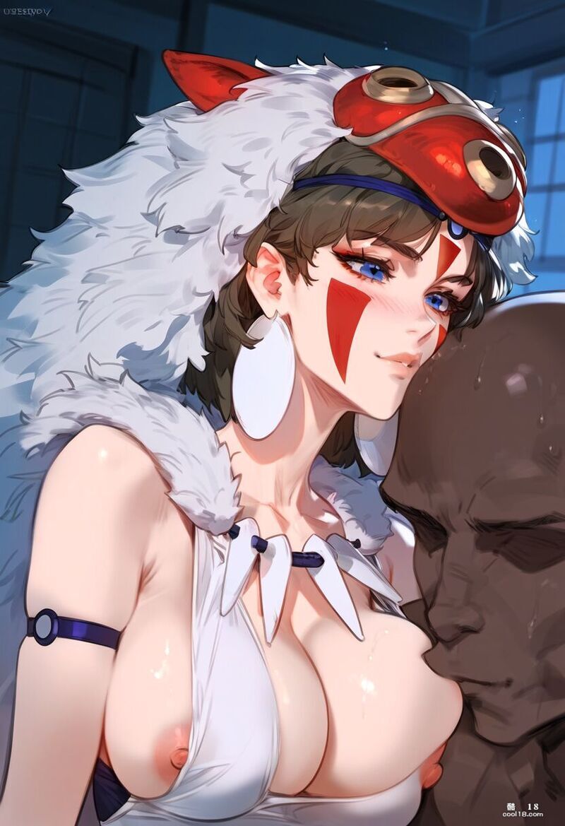 AI generated】Princess Mononokes sexual climax